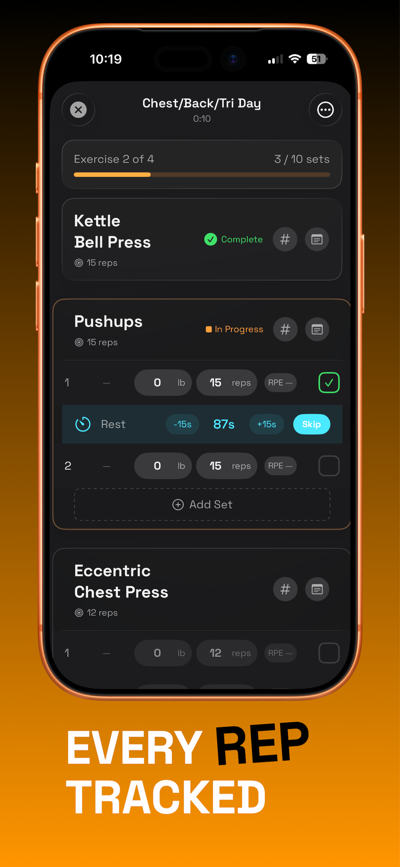 Tuff - Workout Tracker screenshot 3