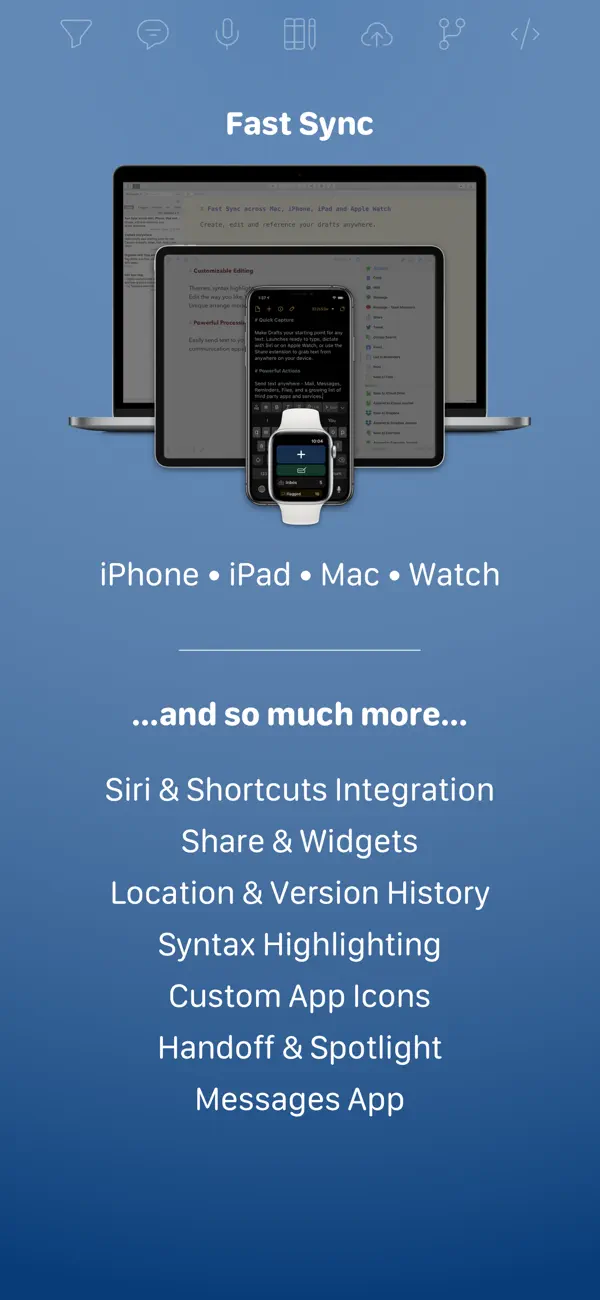 Drafts iPhone App Screenshot 7 – Produktivität