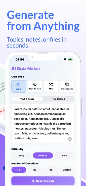 Quizzes: Flashcards Quiz Maker screenshot 4