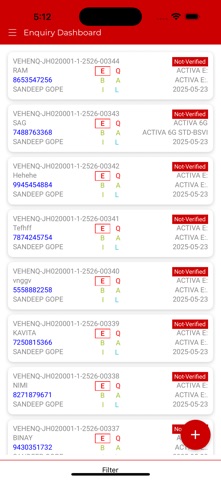 HMSI Enquiry Mobility screenshot