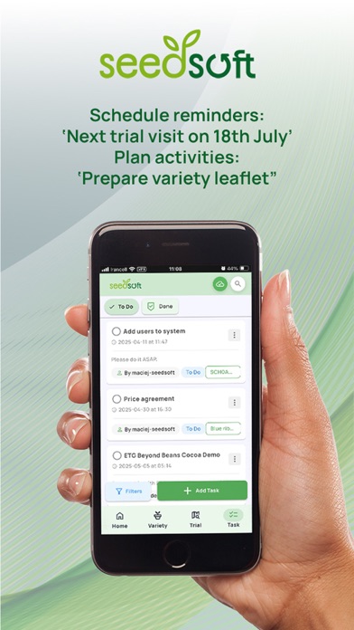 Ag SeedSoft iPhone screenshot 3 - Business app