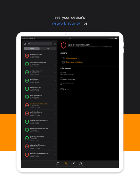 Screenshot #6 pour Bloqueur pubs VPN – Blokada