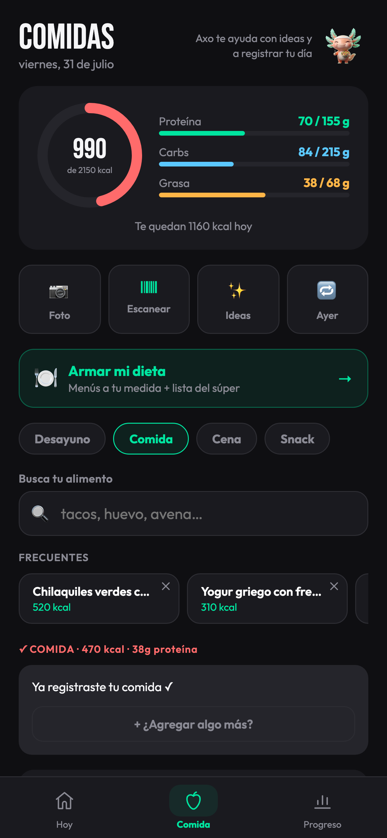 Axofit screenshot 4