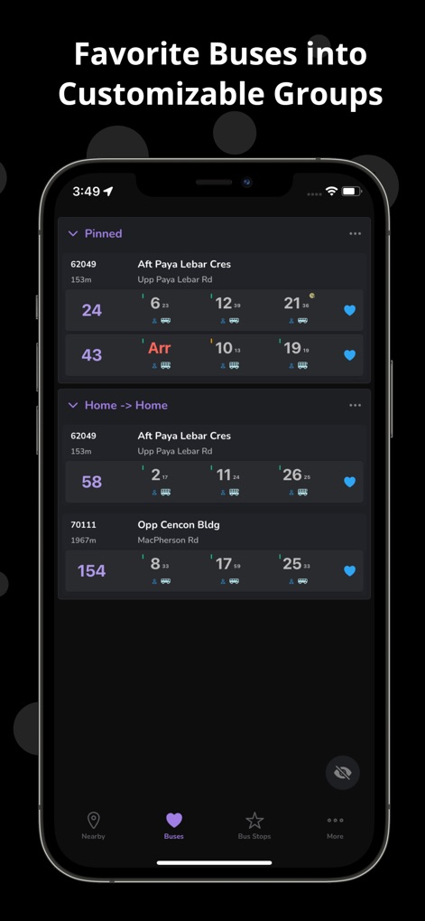 Bussin - Bus Timing Singapore - Travel App | MWM