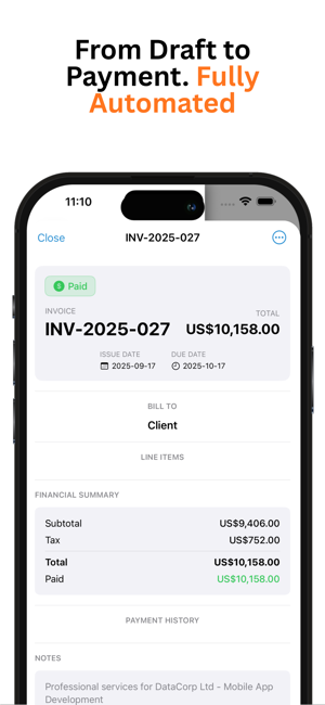 Invoice Manager Screenshot