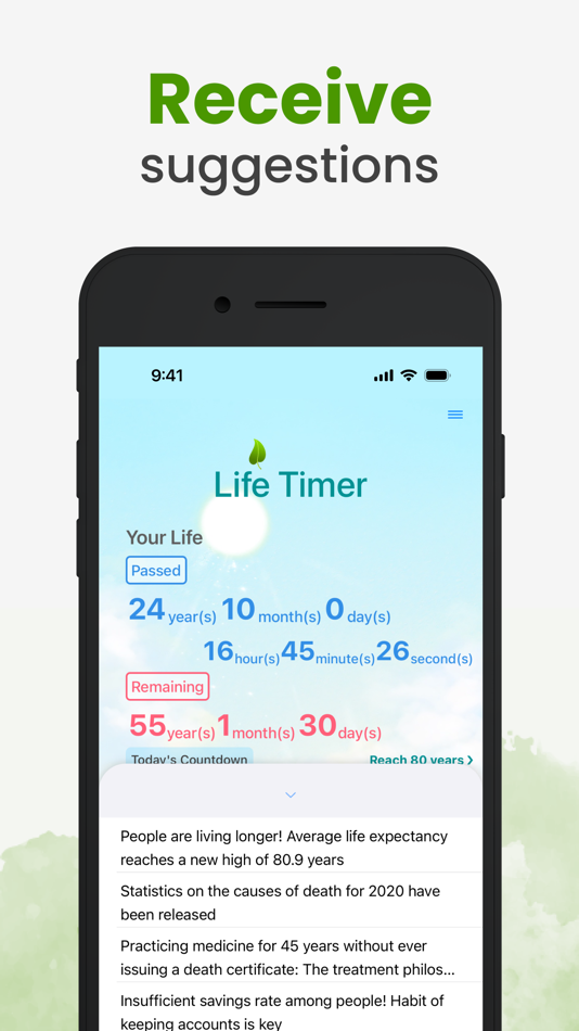 #4. Life Timer - Lifespan Tracker (iOS) 게시자: ZipoApps