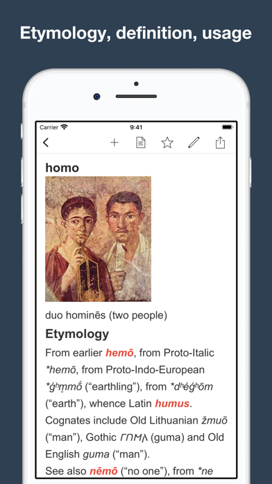 Screenshot #2 pour Latin Etymology Dictionary
