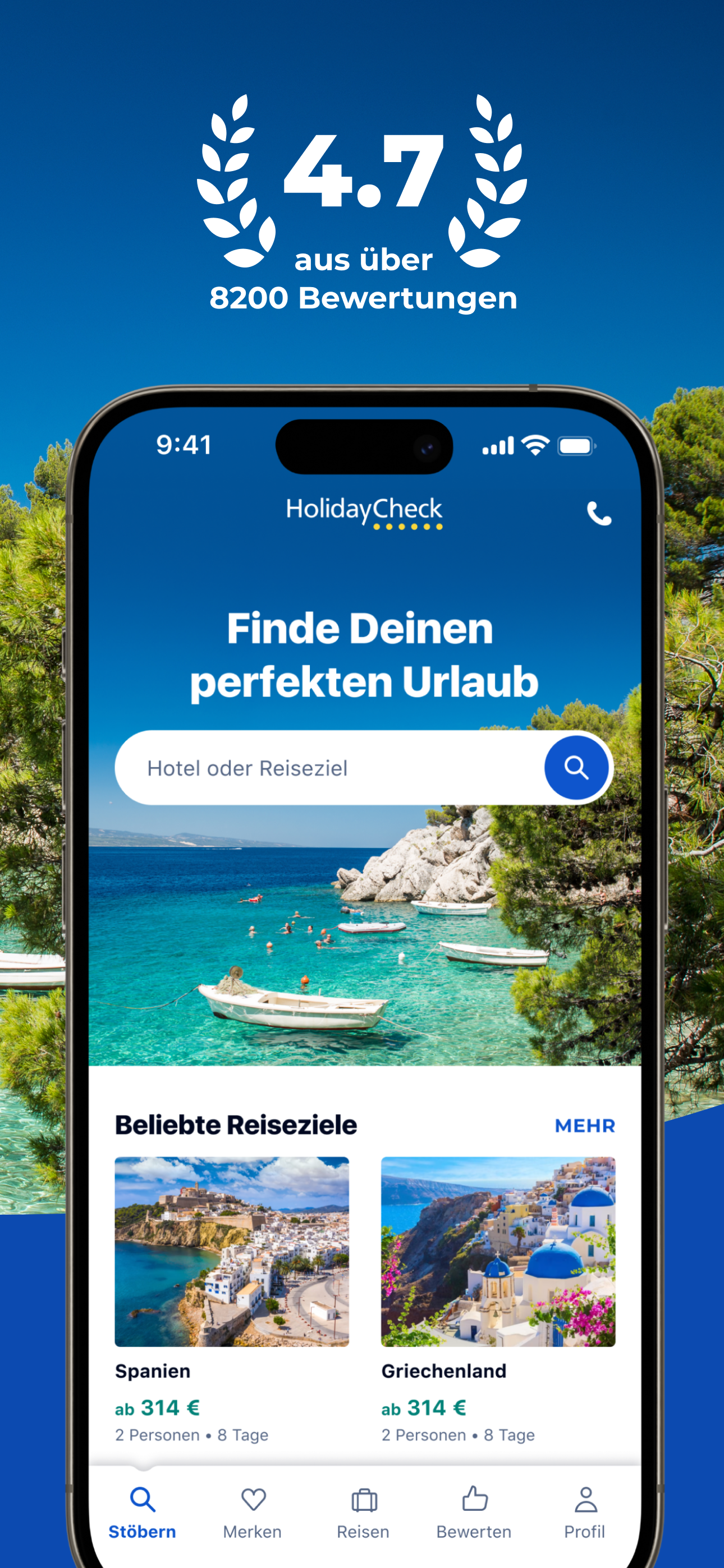 HolidayCheck - Urlaub & Reisen