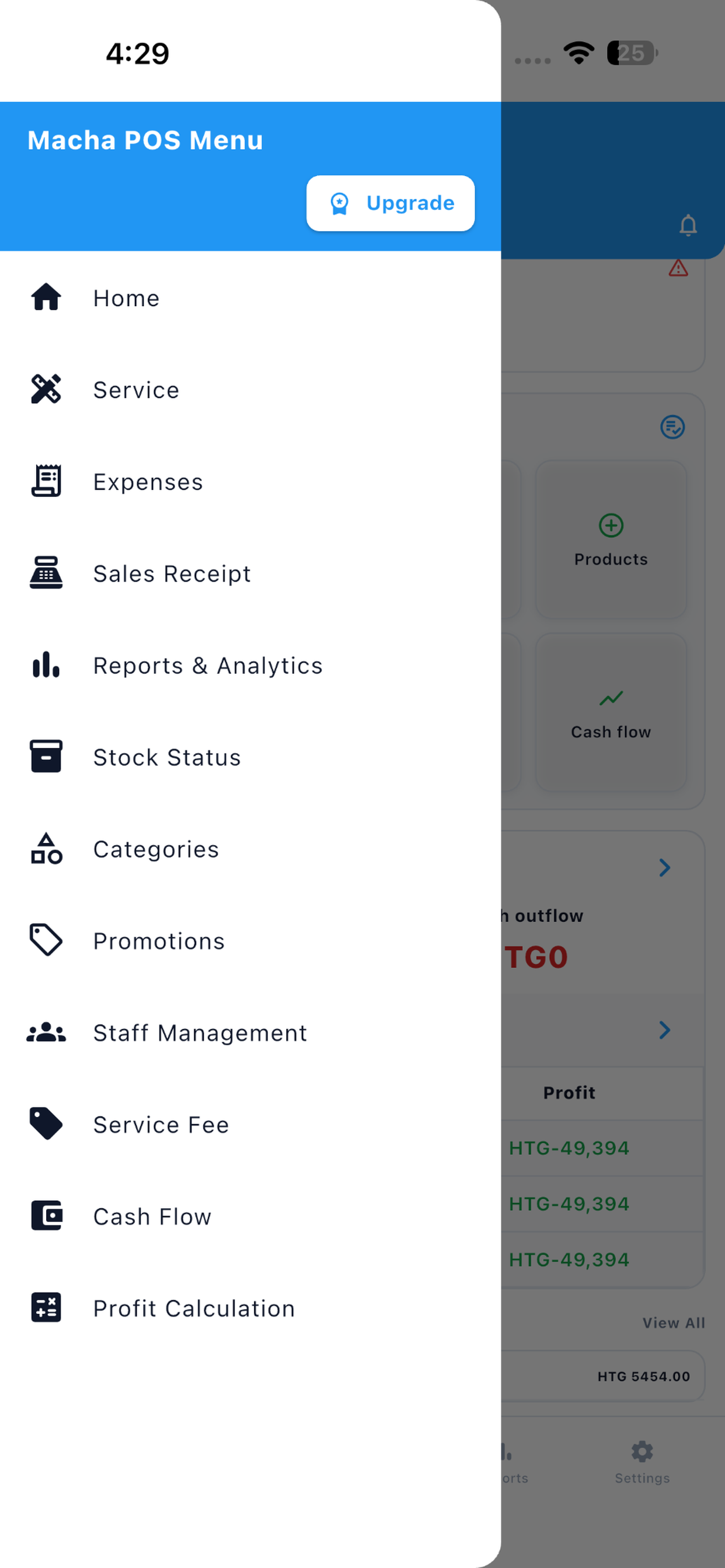 Macha POS screenshot 4