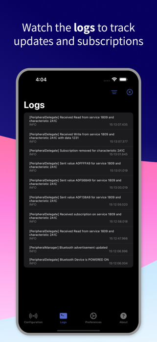BlueSim: Bluetooth Simulator Screenshot 7 of 7