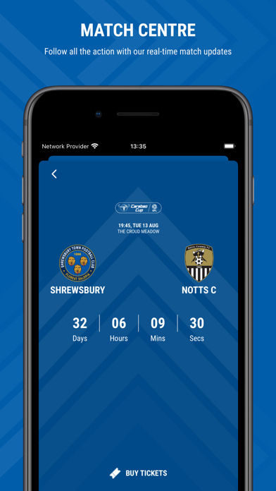 Shrewsbury Town FC Screenshot