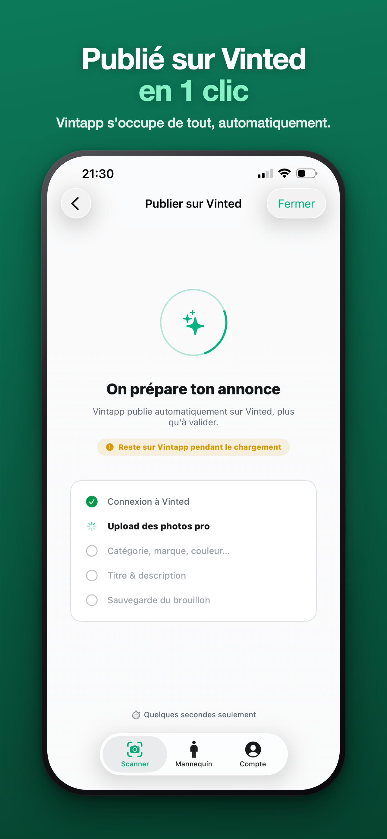 Vintapp: Annonce Vinted IA