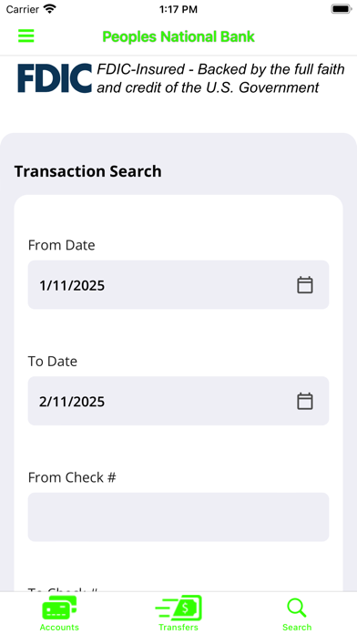 Peoples National Bank,Checotah Screenshot