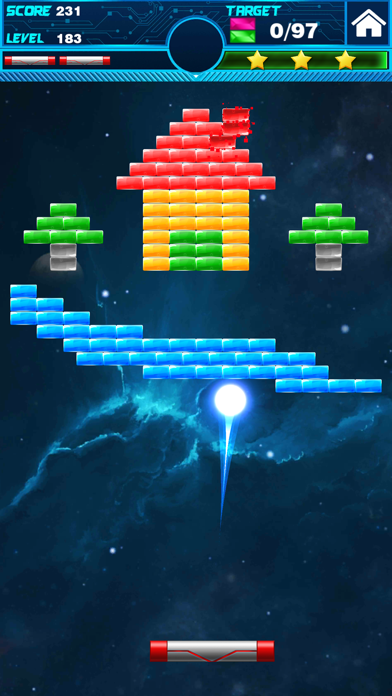 Brick Breaker Cyber Screenshot