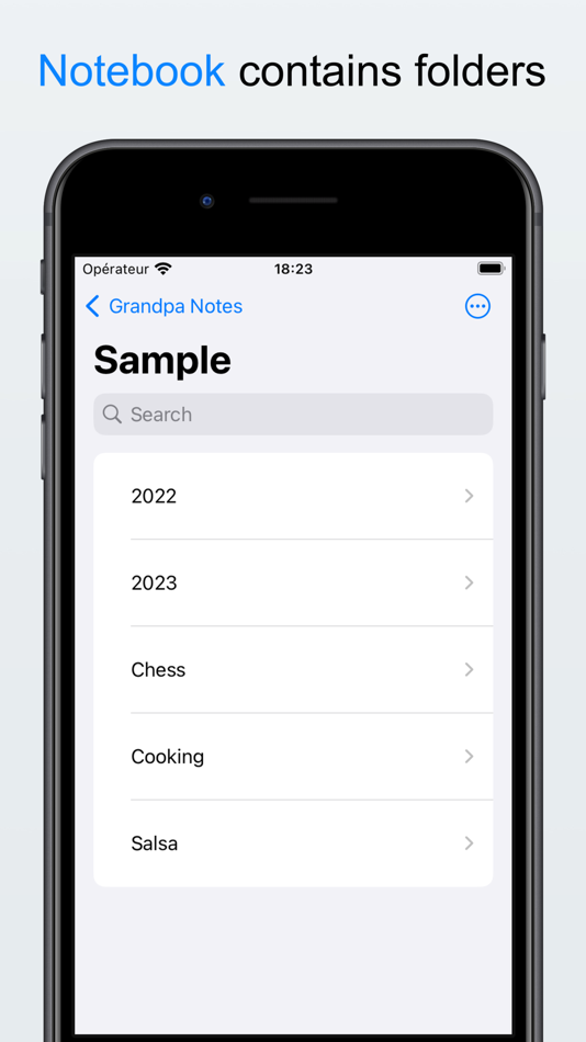 #2. Grandpa Notes (iOS) بواسطة: Julien Eyriès