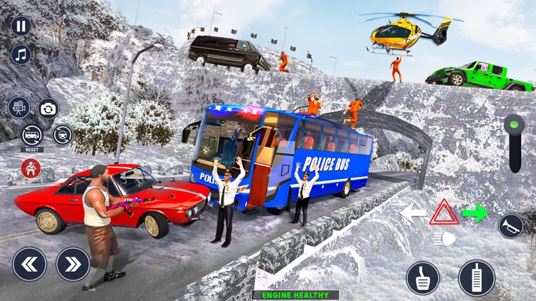 Police Bus Simulator Game 2023 screenshot-9