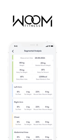 Woom Fitness screenshot