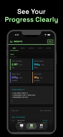 Calorie Tracker - MacroChat iPhone screenshot