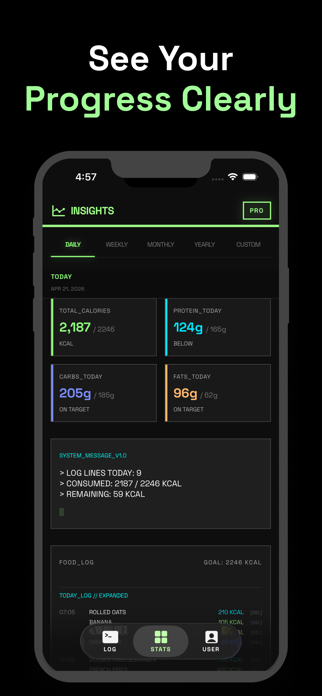 Calorie Tracker - MacroChat Screenshot 2 of 3