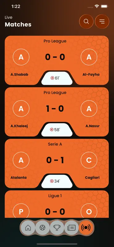 Luna Soccer: Scores & Stats screenshot 5 of 8