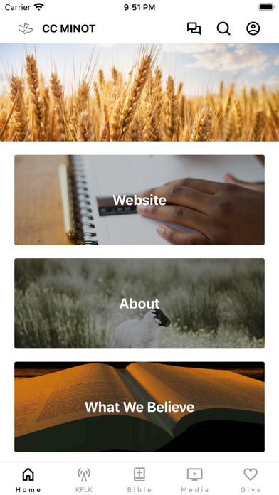 Screenshot #1 pour CC Minot-KFLK 'The Flock'