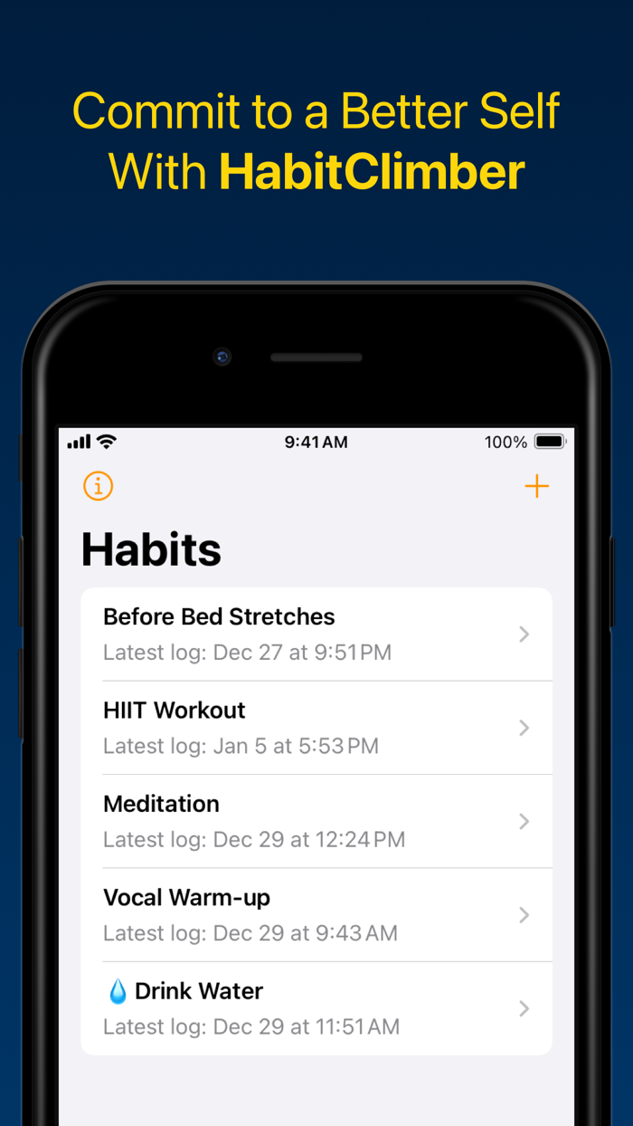 Habit Tracker Log With Widgets