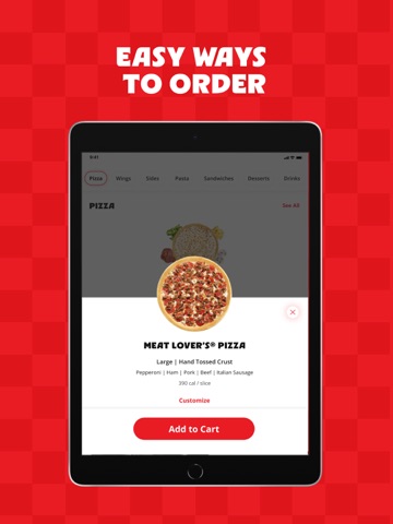 Pizza Hut - Delivery & Takeout iPad screenshot