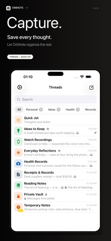 OrbNote: Chat-Style Notes Screenshot 1 of 10