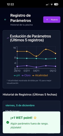 WET app Piscinas screenshot