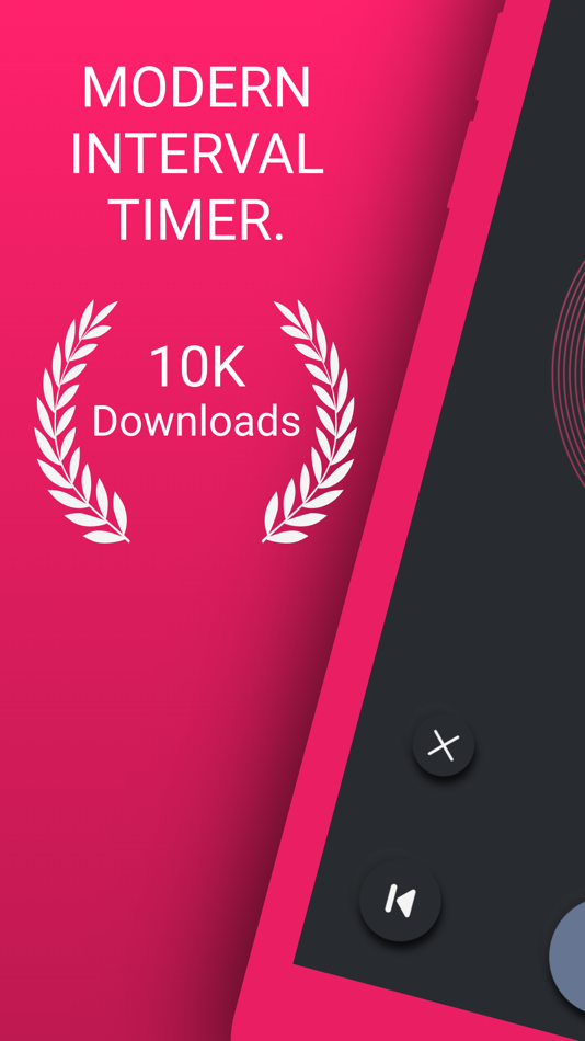 #1. i.Timer: HIIT, interval timer (iOS) 由: Gregor Paw