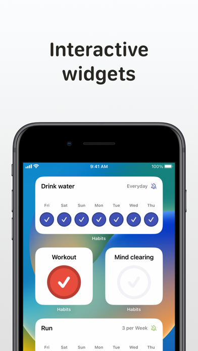 Screenshot #2 pour Habits: Daily Progress Tracker