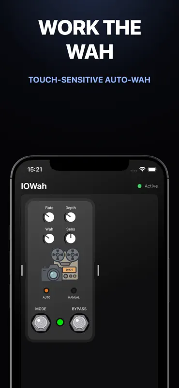 IOWah Pedal: AUv3 Plugin screenshot 1 of 6
