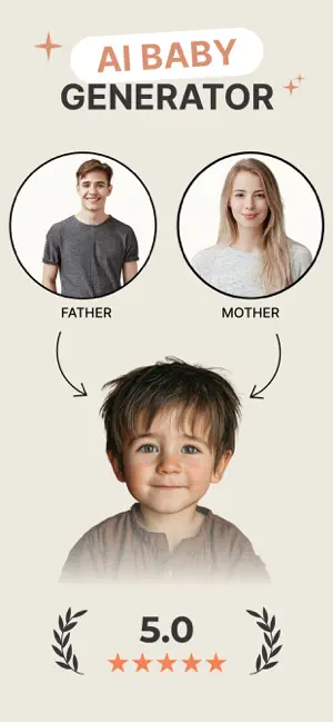 AI Baby Generator・Future Face iPhone screenshot 1