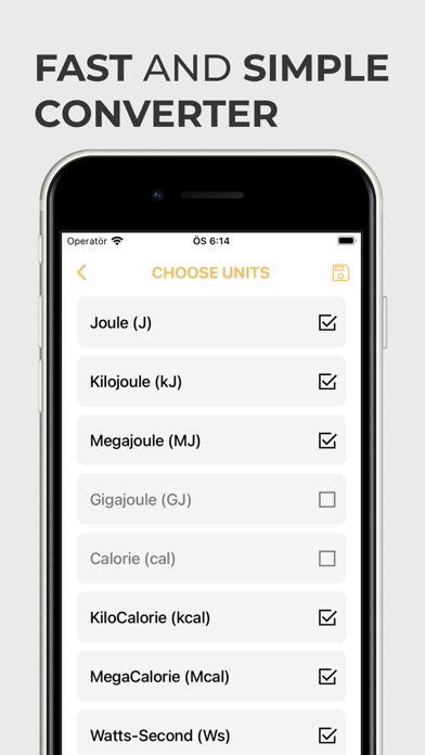Energy Converter Joule Kcal Screenshot