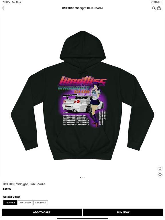 limetliss iPad screenshot 4 - Shopping app