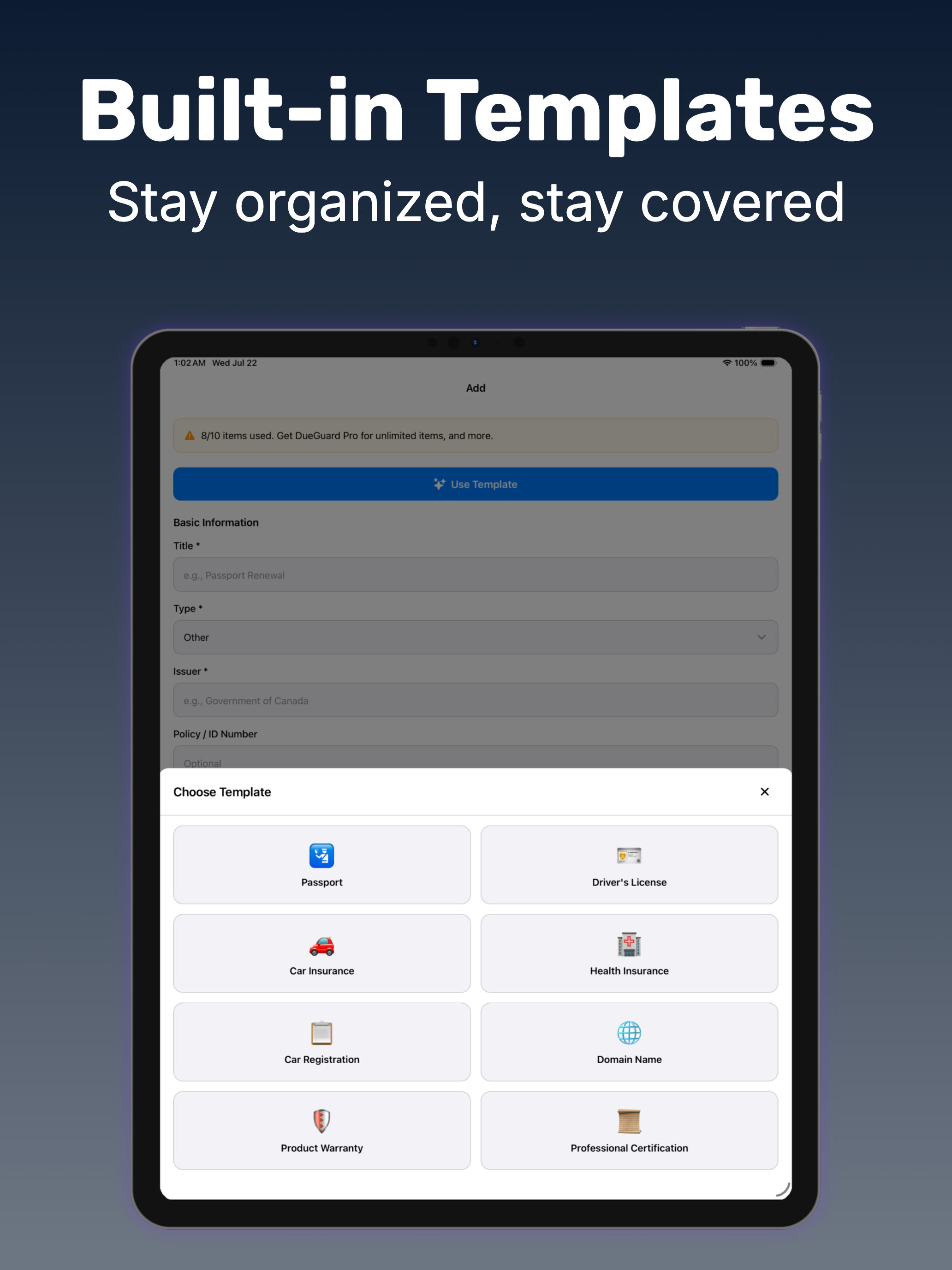 DueGuard screenshot 8