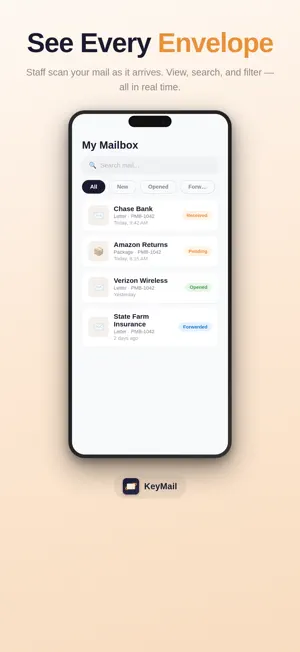 KeyMail screenshot 2