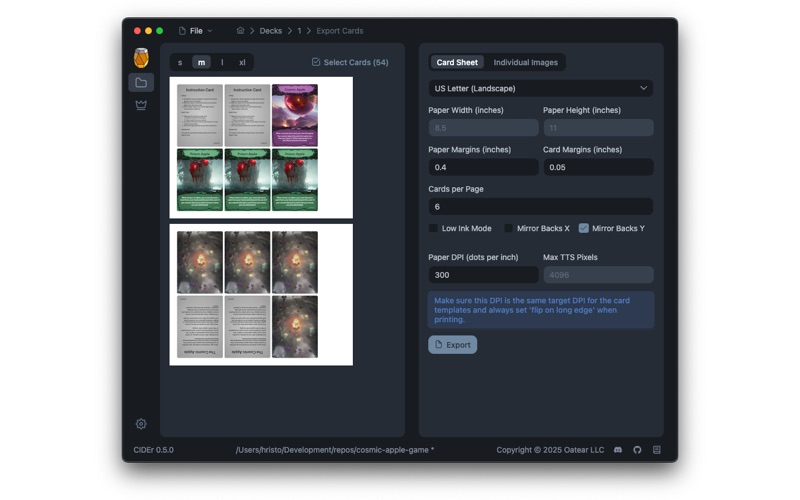 App screenshot