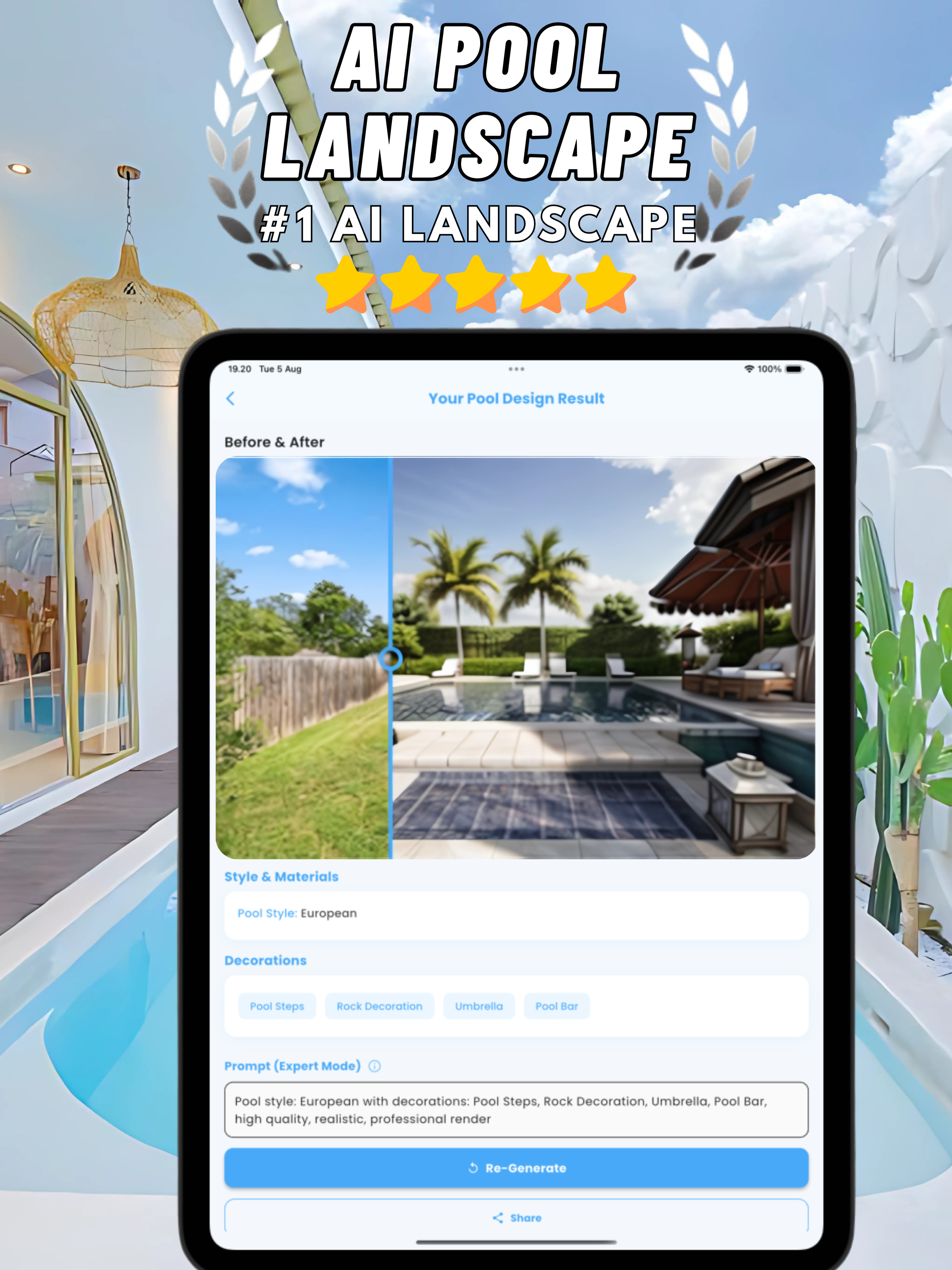 AI Pool Design : Ai Landscape