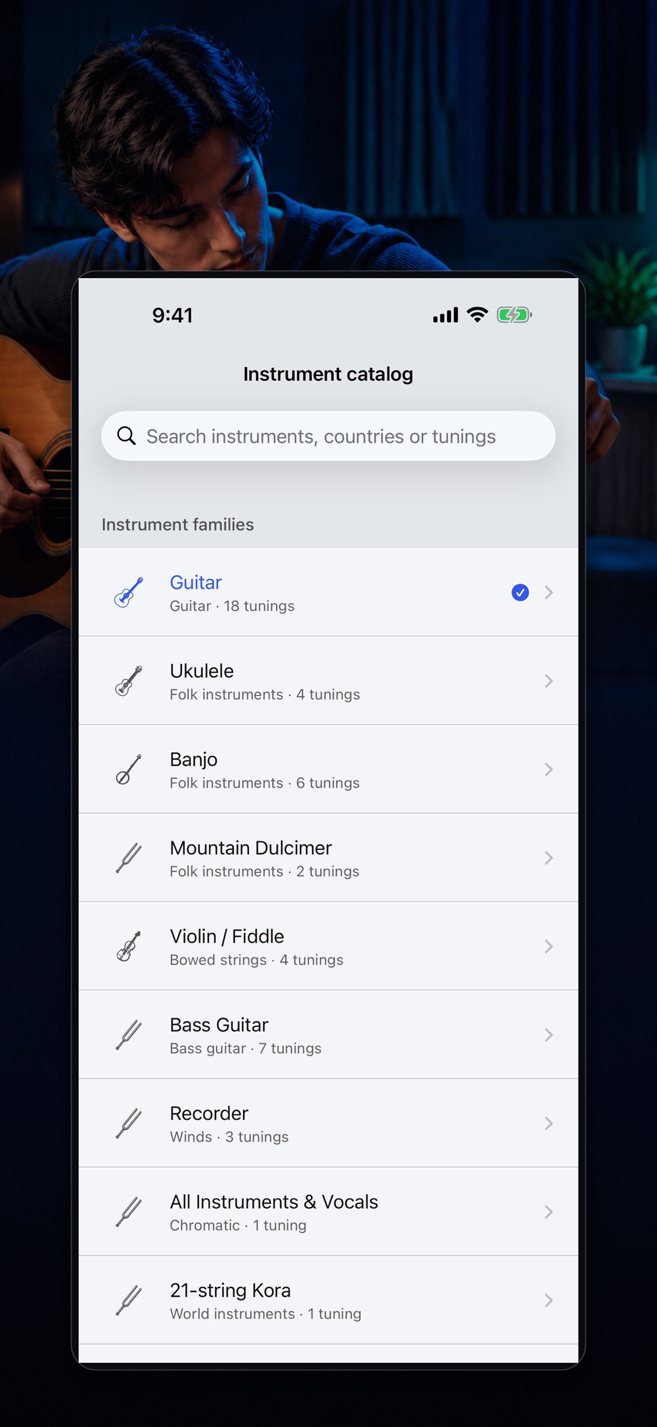 Screenshot 3 of Tuner: Guitar & Instruments