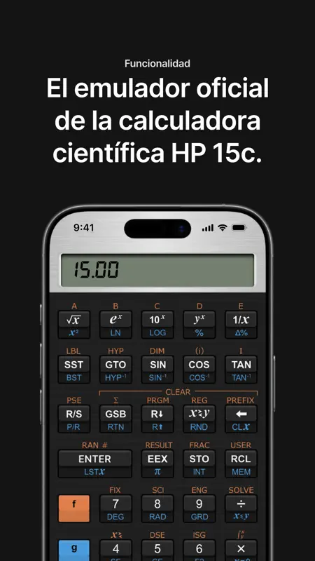 HP 15c Calculator screenshot 1 of 4