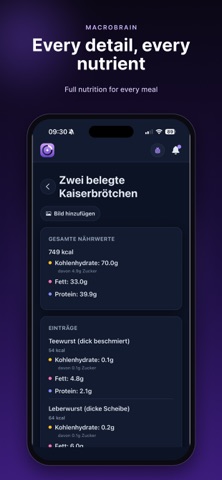 MacroBrain - Calorie Counter Screenshot 3 of 6