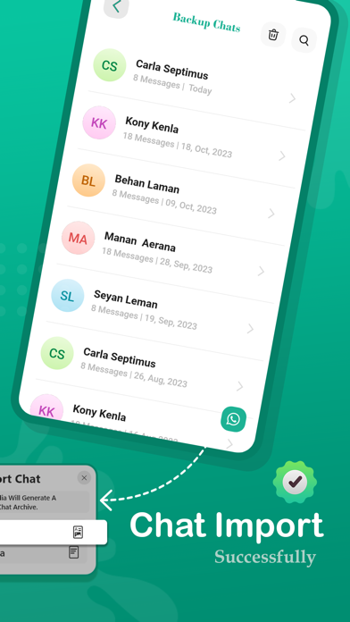 Chat Exporter For WhatsApp Screenshot