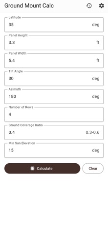 Solar Ground Mount iPhone screenshot
