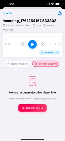 Audio2AI Screenshot 3 of 8