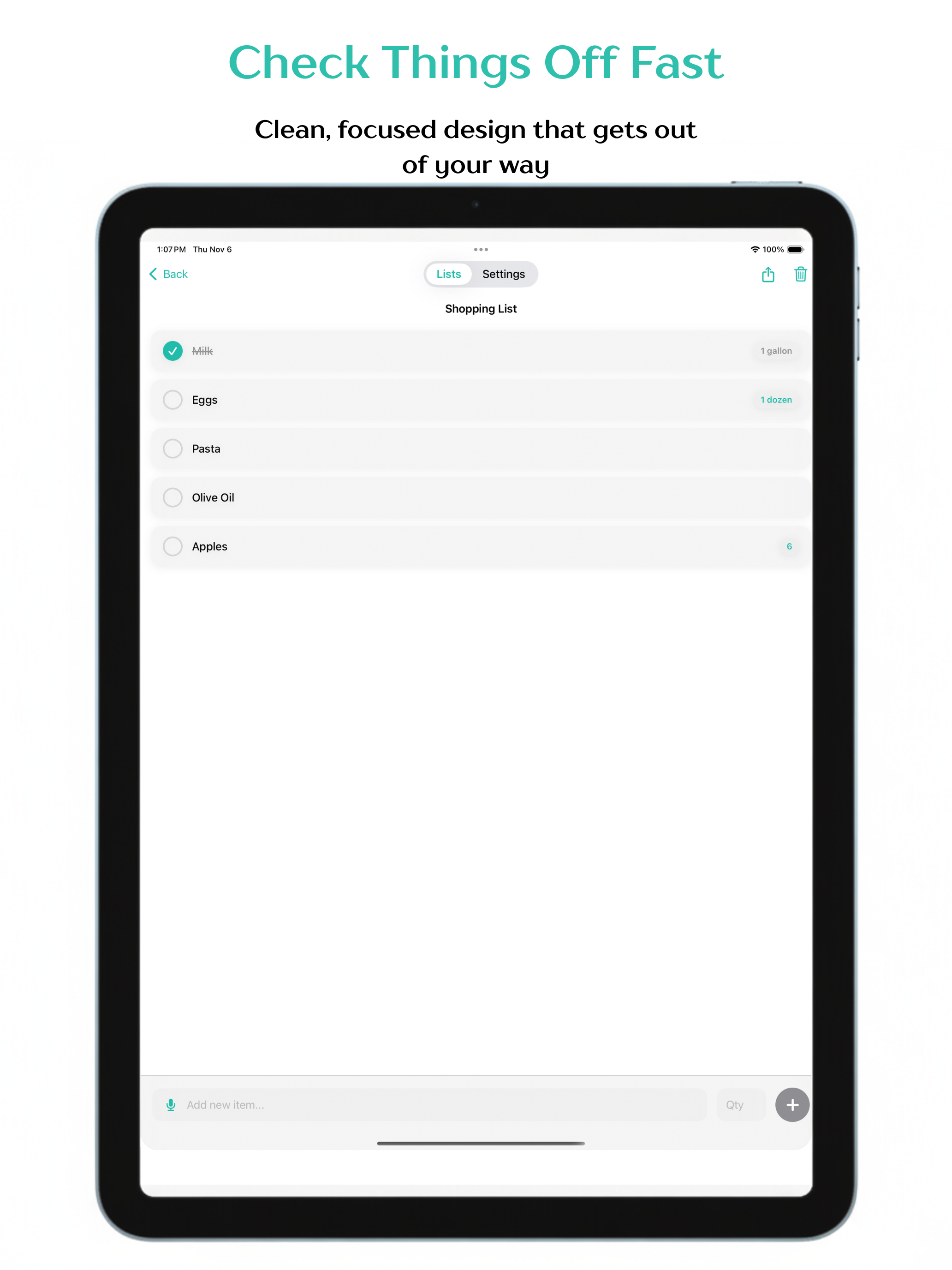 SimpList-Lists Made Simple! screenshot 6