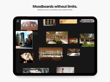 Reference Board: Mood Board iPad screenshot