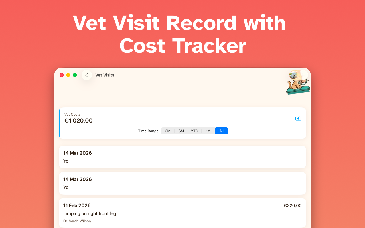 Pet Health Journal Log: VetKit