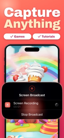 Screen Recording App ◉ iPhone screenshot