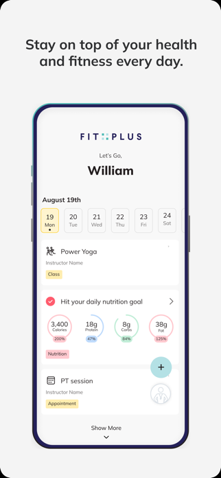 FIT PLUS FIT APP Screenshot 3 of 6